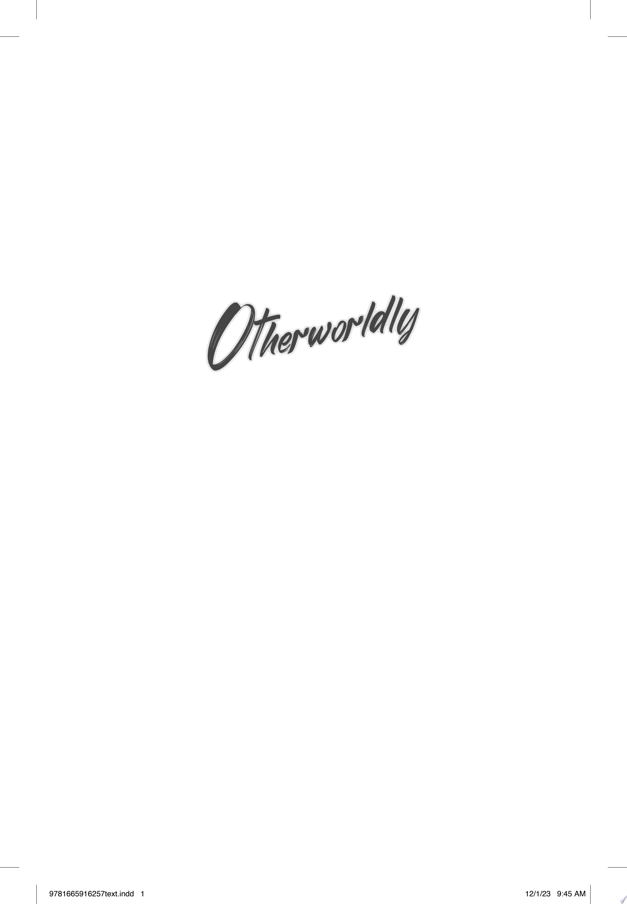 Image for "Otherworldly"