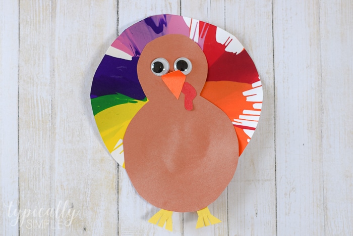 spin art turkey