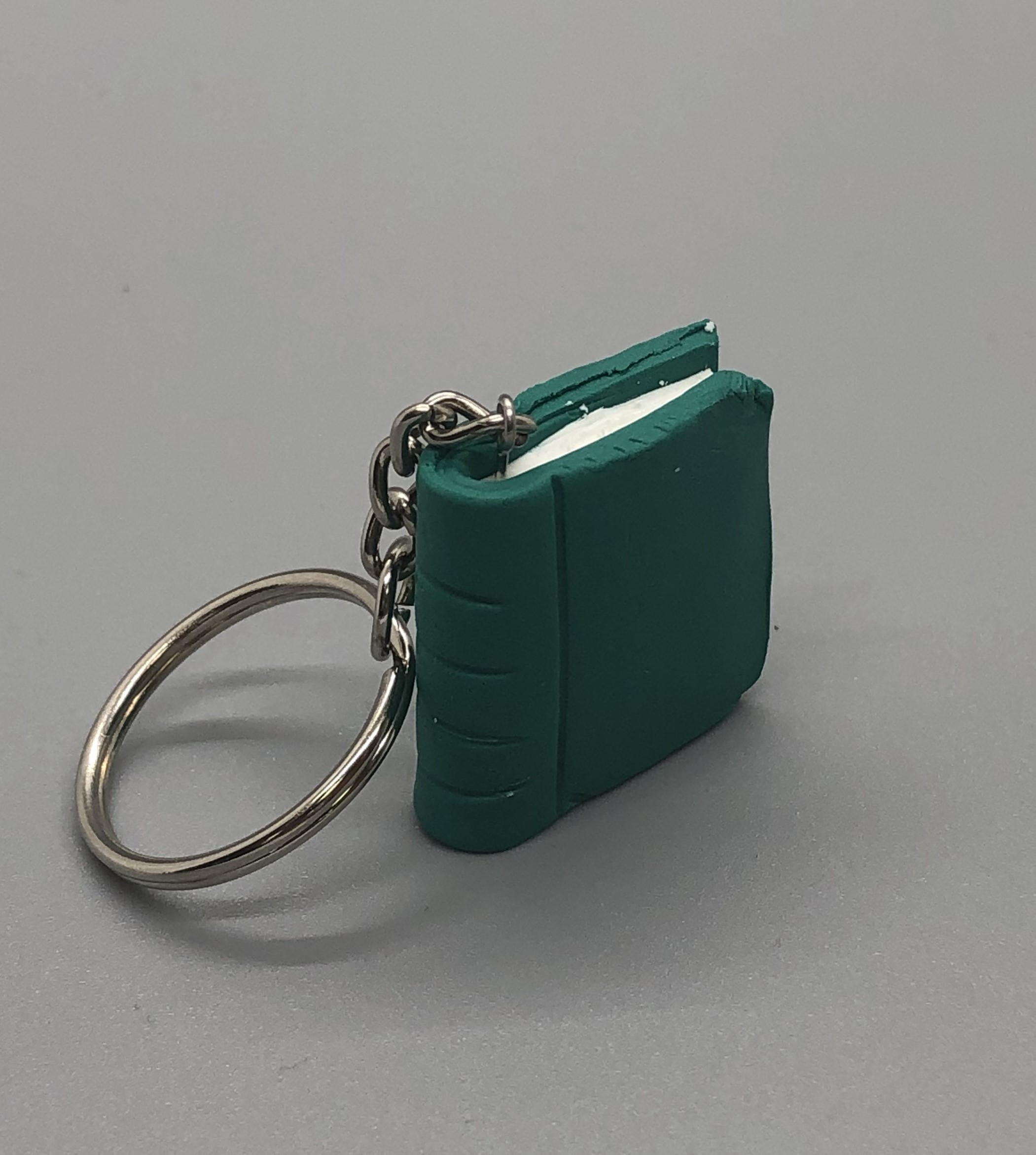 Clay Book Keychain