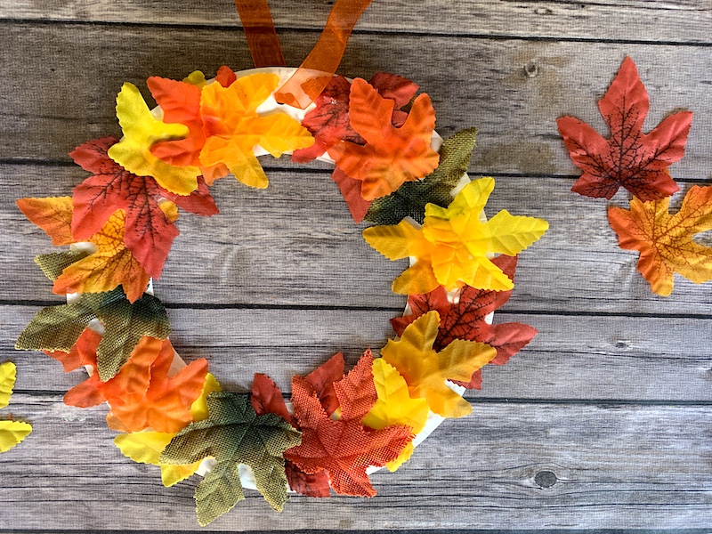 fall wreath for older kids