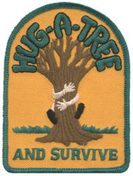 Hug-A-Tree badge