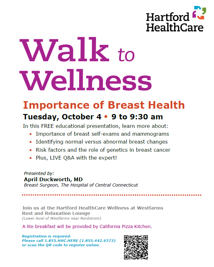 Walk to wellness flyer 