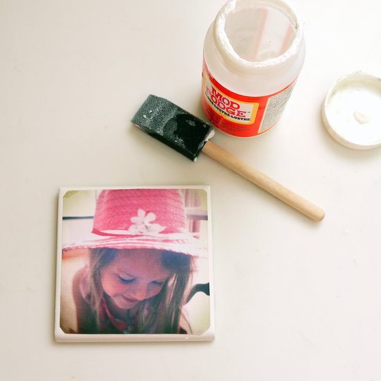 DIY Craft of Photo Coasters (photo taken from POPSUGAR website. All credit goes to them)