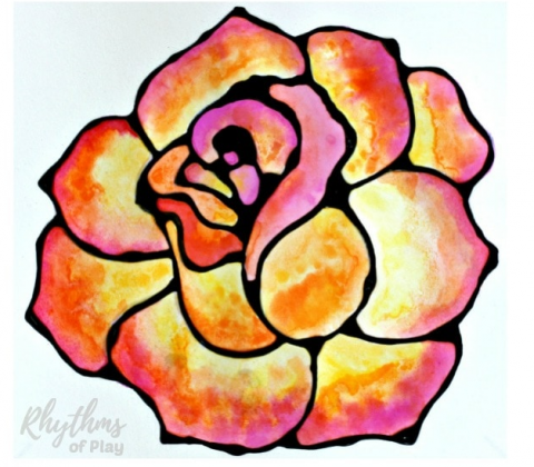 Watercolor Rose