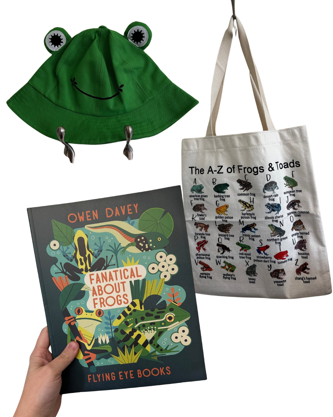 Frog Prizes - Hat, Bag and Book
