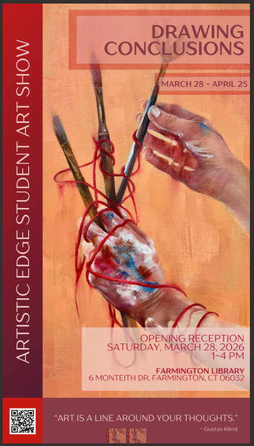 a flyer for the Drawing Conclusions a