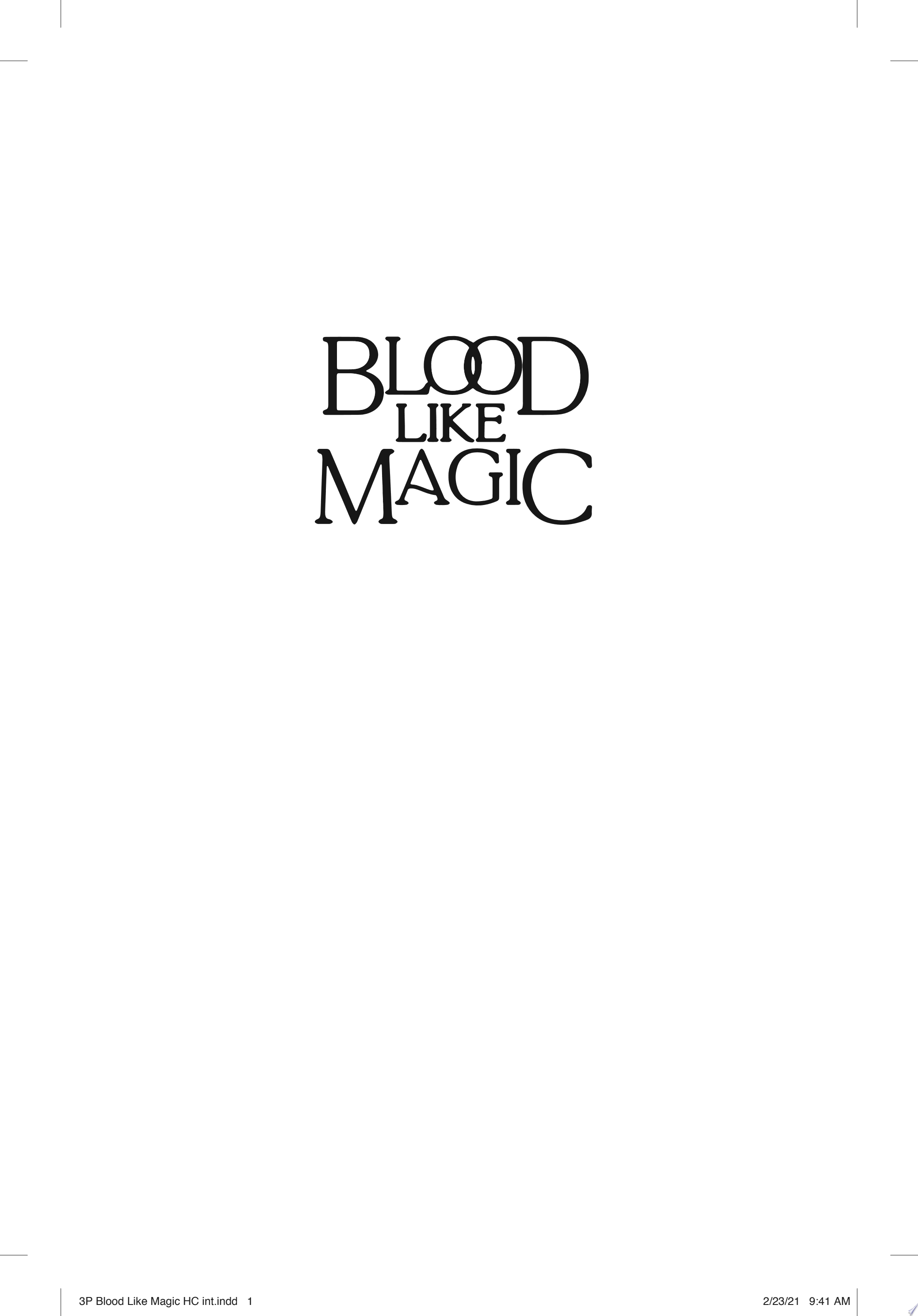 Image for "Blood Like Magic"