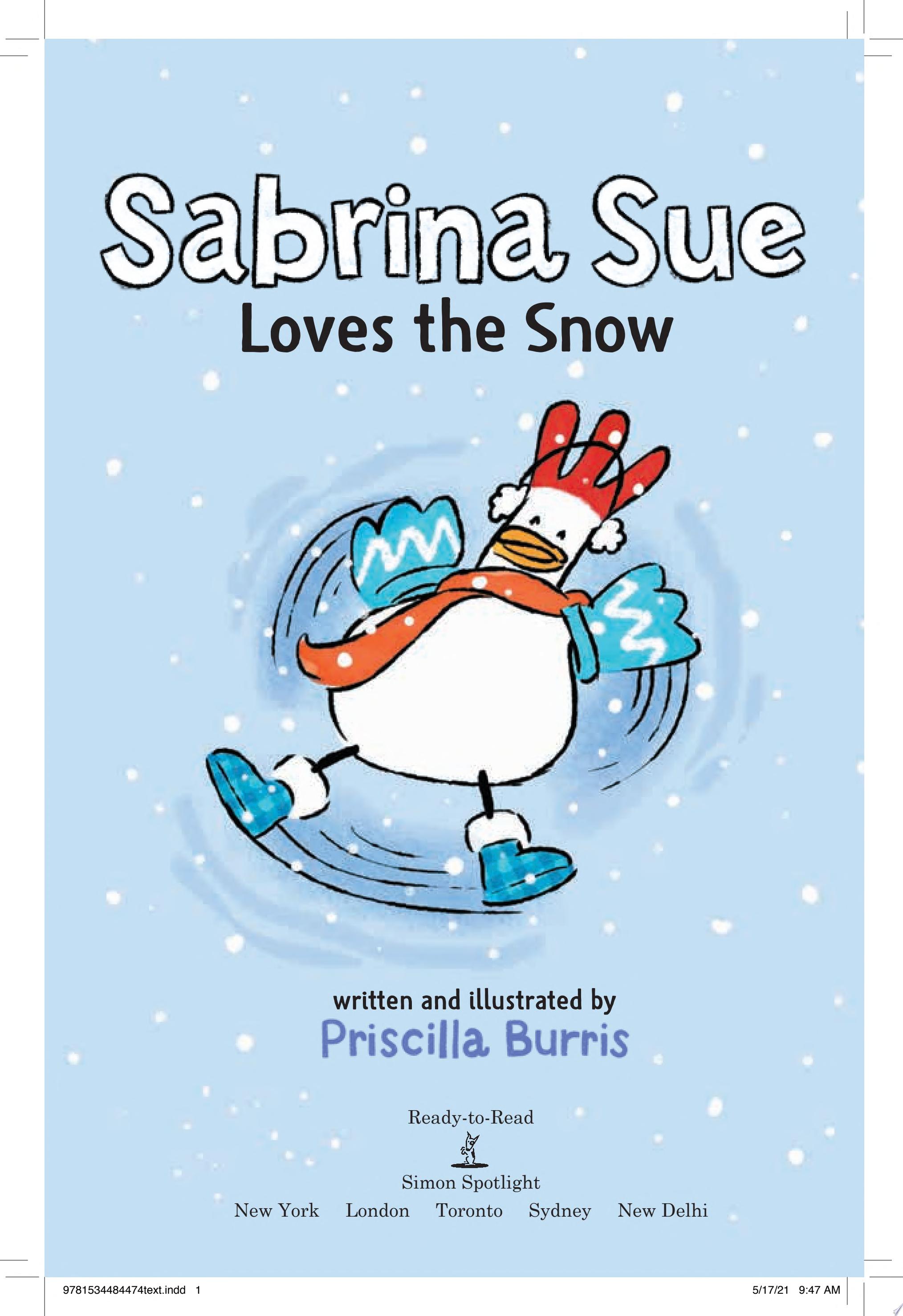 Image for "Sabrina Sue Loves the Snow"