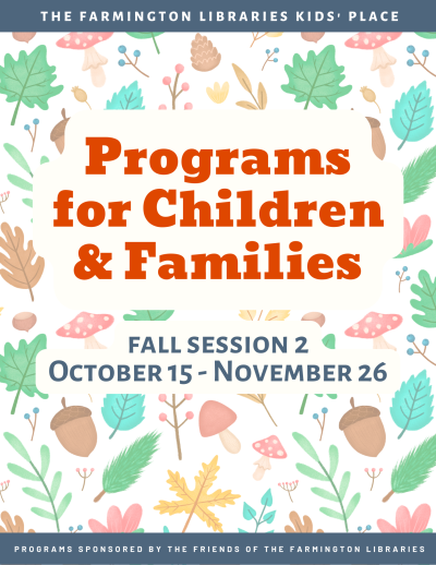 Kids' Place Fall Session 2 Brochure Cover