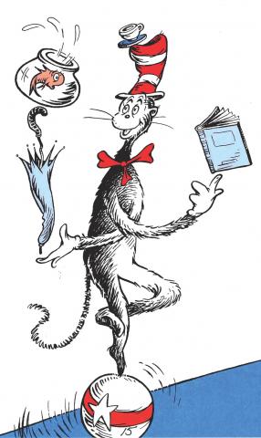 Cat in Hat scavenger hunt