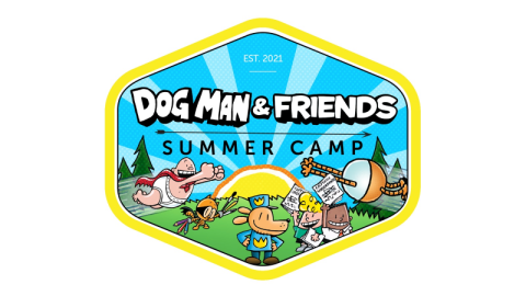 dog man summer camp logo