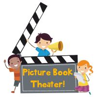 picture book theater movie sign