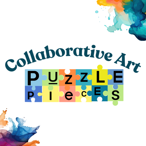 Collaborative Art Puzzle Pieces