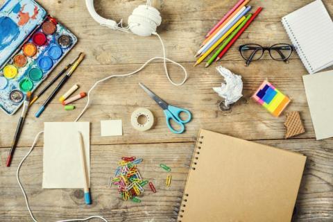 Various crafting supplies