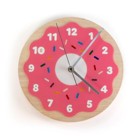 clock in shape of donut