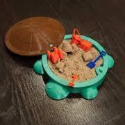 Turtle with sand inside