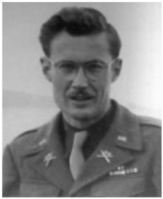 a black and white image of a solider that is slightly blurry, Anton "Tony" Pritchard.