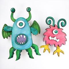 Wooden Monsters