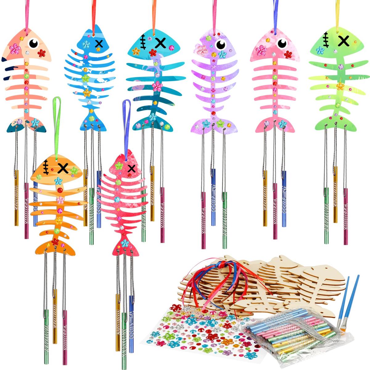 Bone Fish Wind Chime