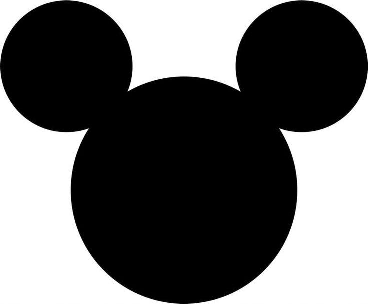 a shape of the Mickey Mouse head