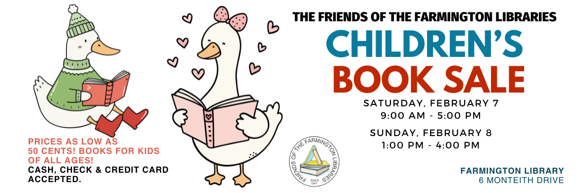 The Friends of the Farmington Libraries Children's Book Sale