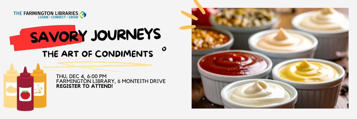 Savory Journeys: The Art of Condiments Slider