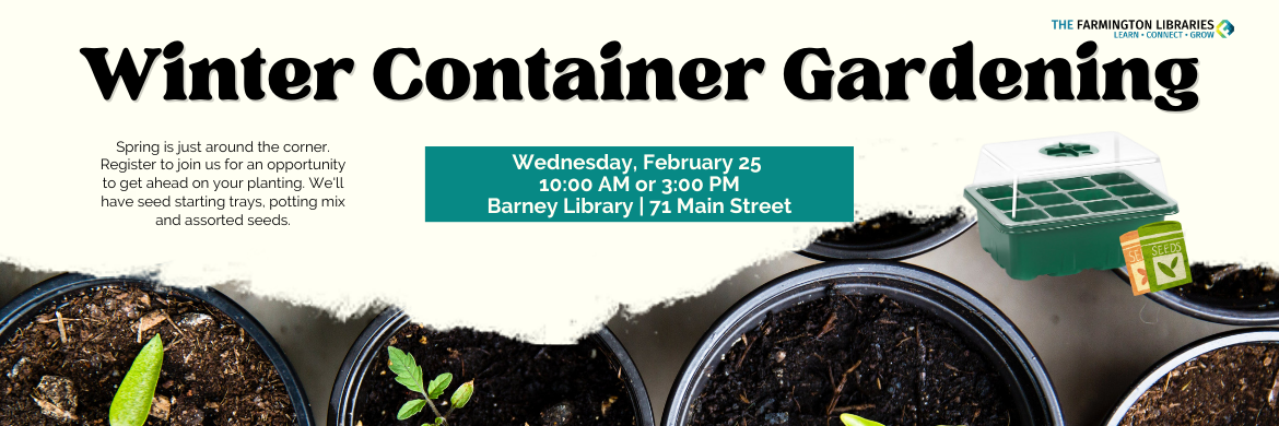 Winter Container Gardening slider